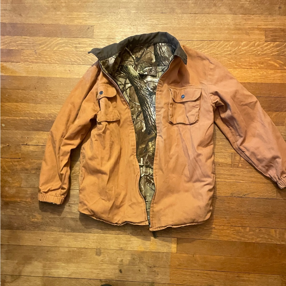 Realtree reversible camo tan Hunting Jacket - Picture 3 of 3